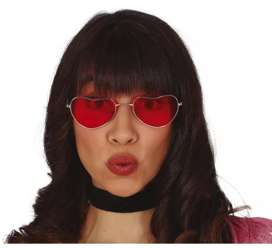 Translation missing: de.Gafas Hippie de Corazones Rojos
