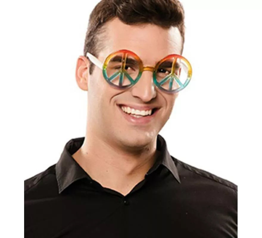 Translation missing: de.Gafas Hippie de la Paz Multicolor