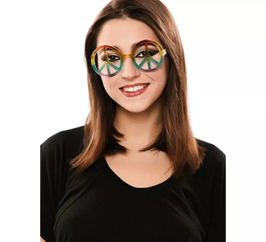 Translation missing: de.Gafas Hippie de la Paz Multicolor