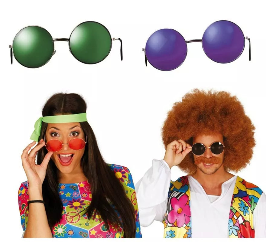 Translation missing: de.Gafas Hippie grandes. Disponible en 4 colores surtidos