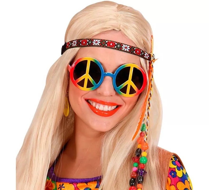 Translation missing: de.Gafas Hippies de la Paz multicolores