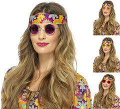 Round Hippies Brille in verschiedenen Farben