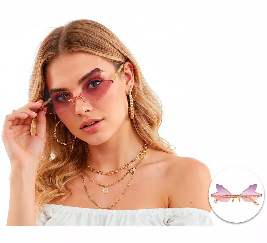 Translation missing: de.Gafas Mariposa rosas Efecto Degradado