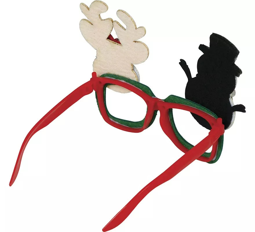Translation missing: de.Gafas Navideñas de Muñeco de Nieve y Reno