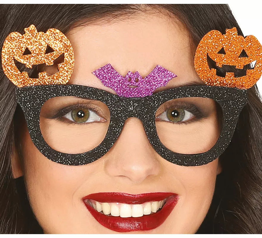 Translation missing: de.Gafas Negras con Calabazas y Murciélago