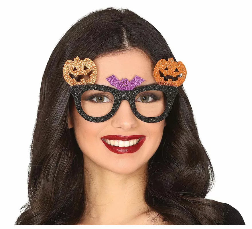 Translation missing: de.Gafas Negras con Calabazas y Murciélago