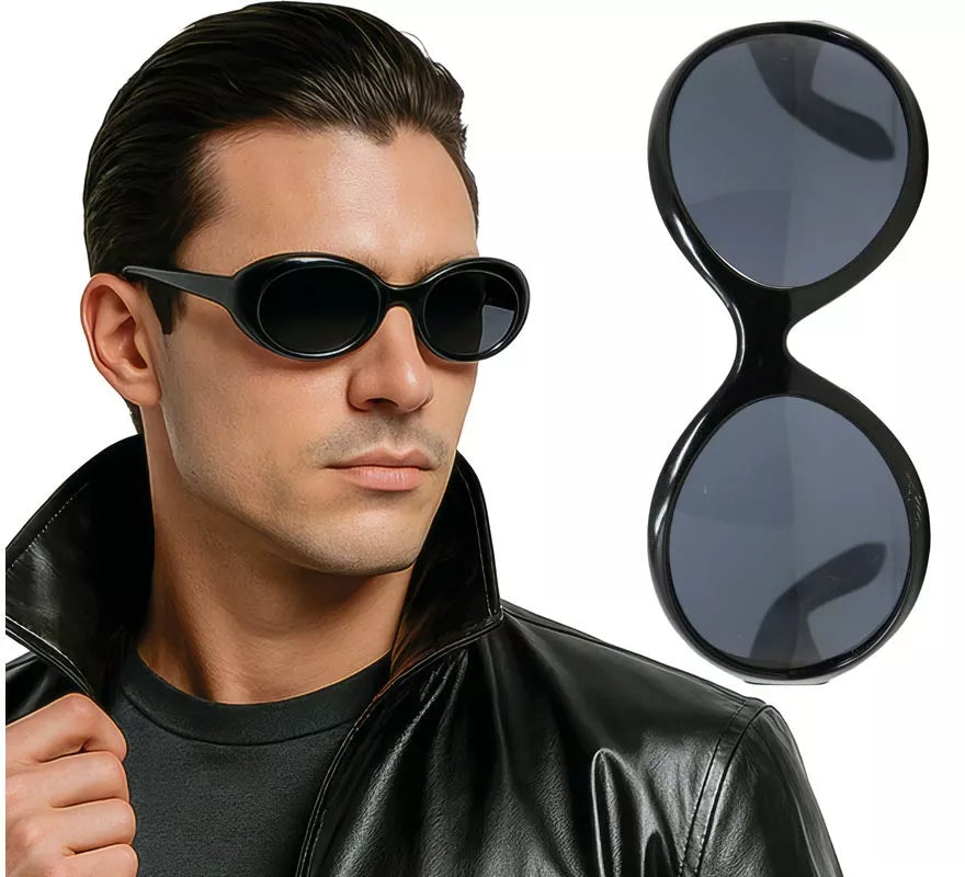 Translation missing: es.Gafas negras grandes adulto