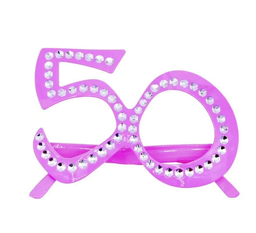 Translation missing: de.Gafas número 50 lila brillantes