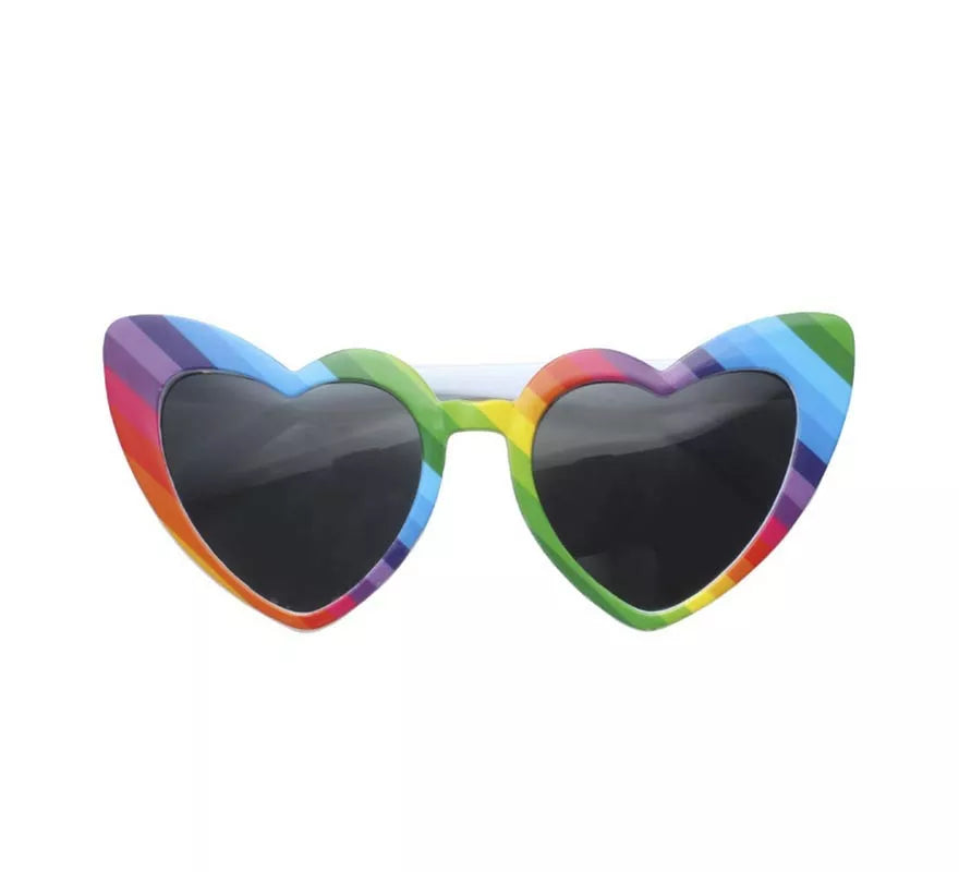 Translation missing: de.Gafas oscuras Corazón Arcoíris adulto