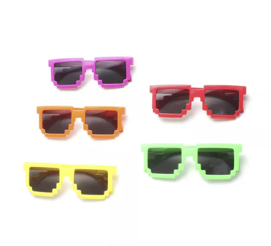 Translation missing: de.Gafas oscuras Pixeles en colores surtidos adulto