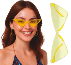 Gelbe Retro-Brille