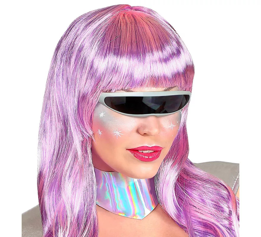 Translation missing: de.Gafas Robot Plateadas Futuristas