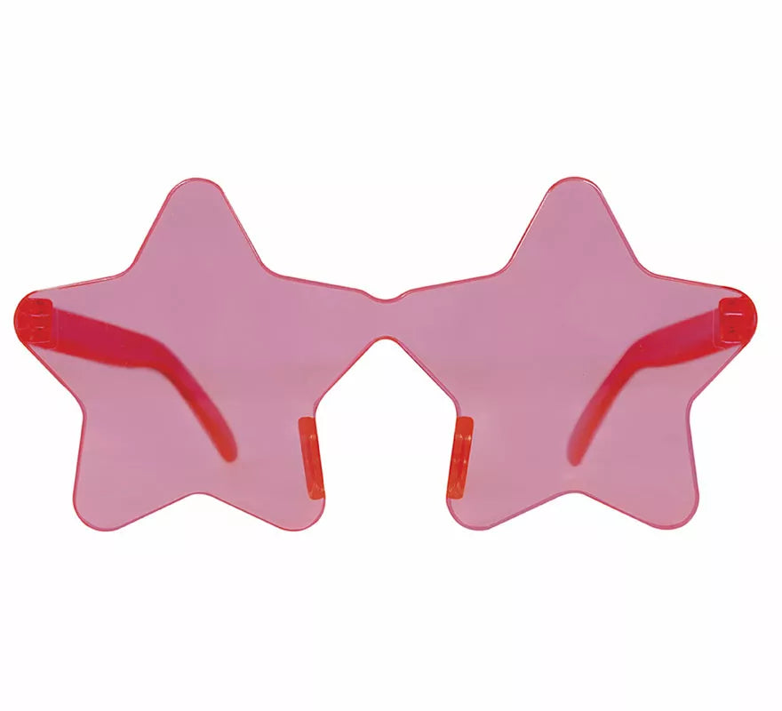 Gafas rosa Estrellas, adulto