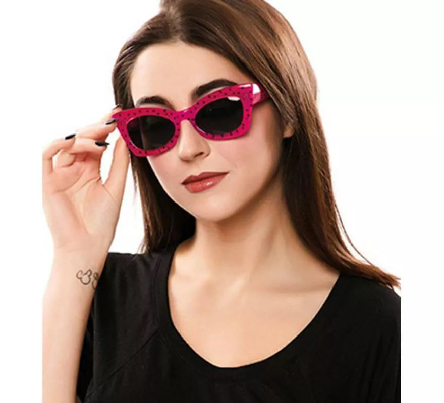 Translation missing: de.Gafas Rosas con Lunares Años 50