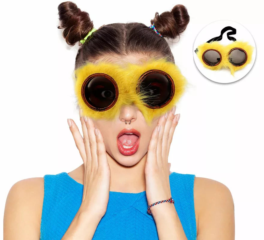 Translation missing: de.Gafas Steampunk con Pelo amarillo