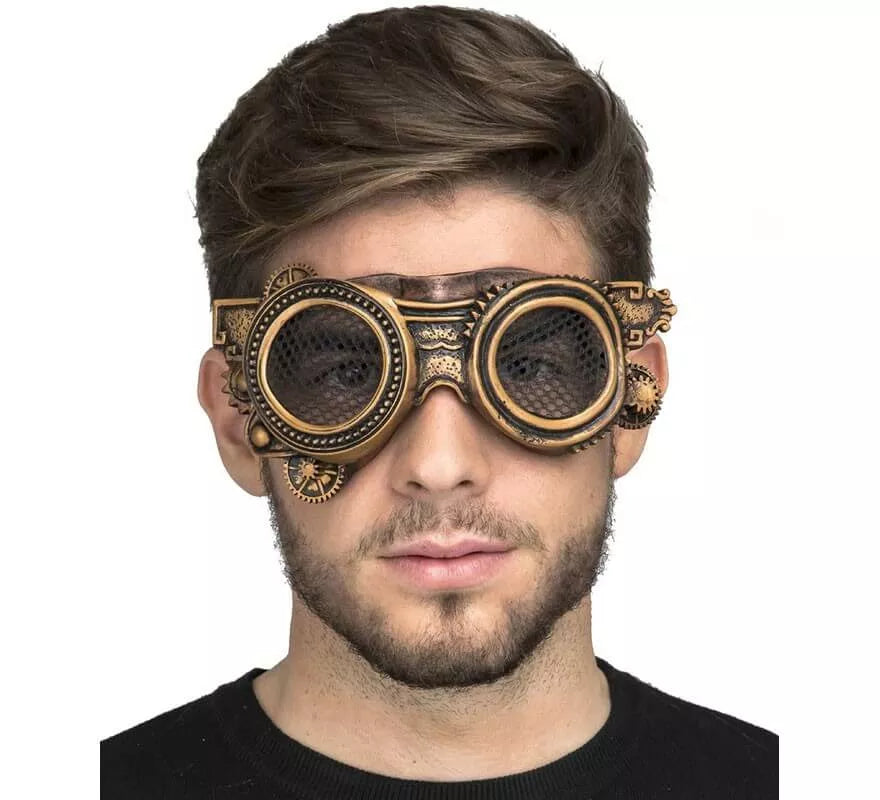 Translation missing: de.Gafas Steampunk con Rejilla en los Ojos