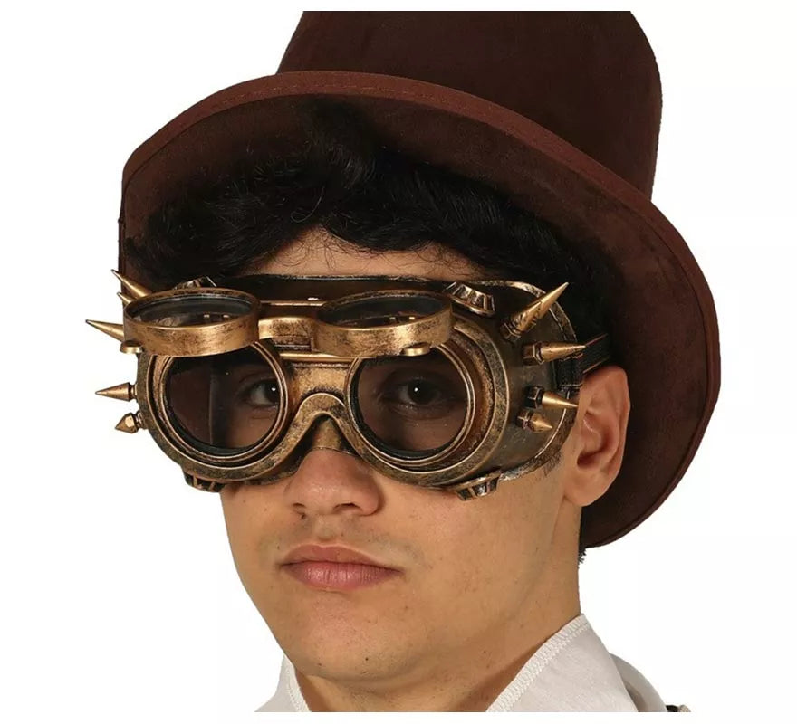 Translation missing: de.Gafas Steampunk Doradas