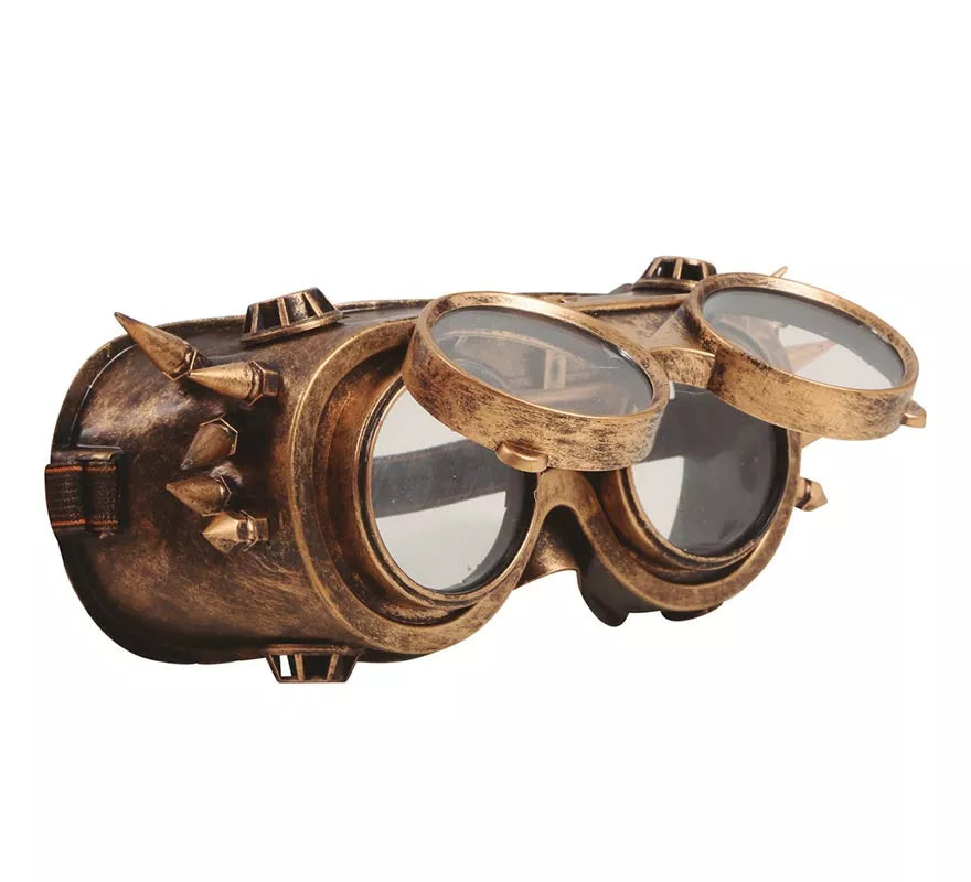 Translation missing: de.Gafas Steampunk Doradas