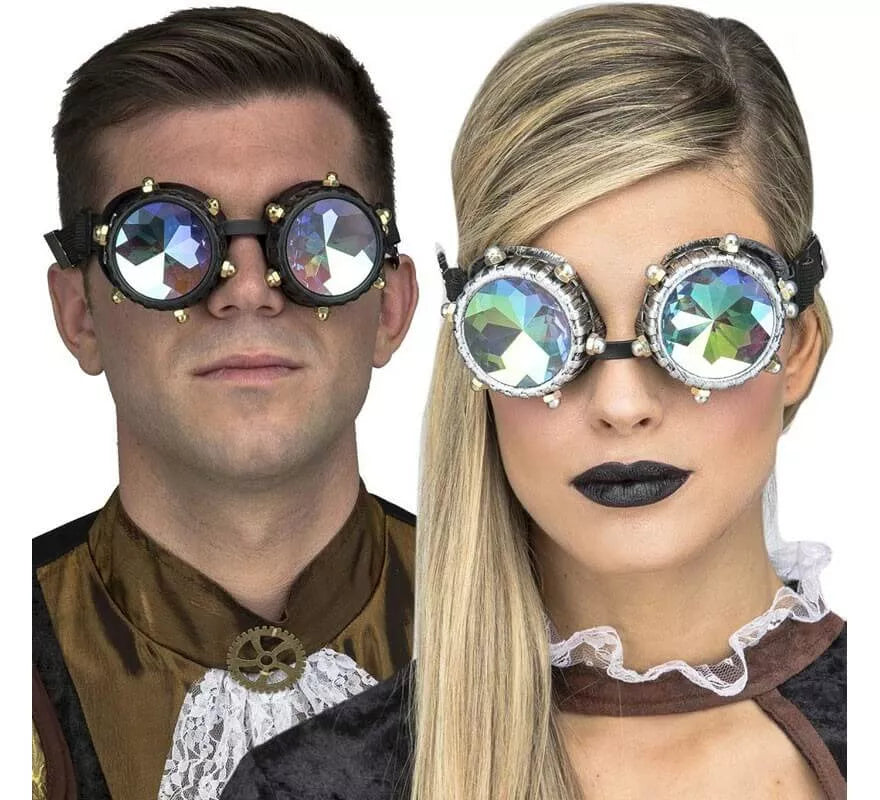 Translation missing: de.Gafas Steampunk en 2 colores surtidos
