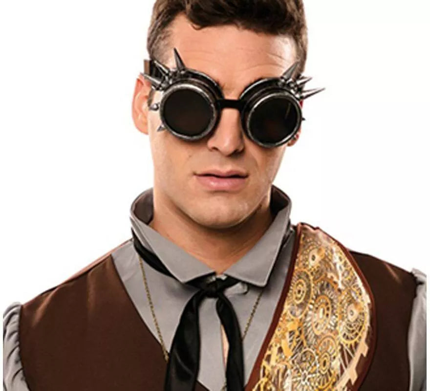 Translation missing: de.Gafas Steampunk Bronce con Púas