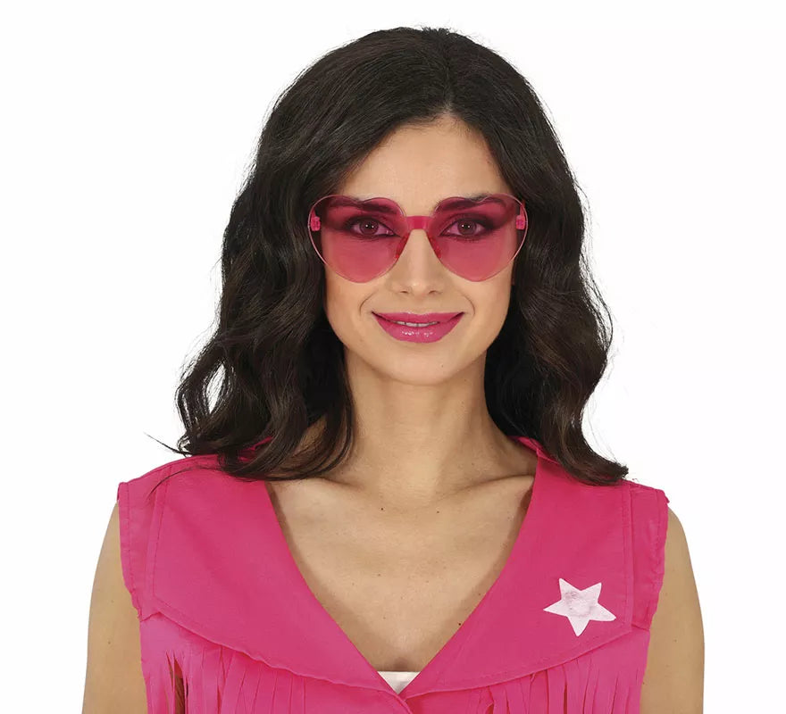 Translation missing: de.Gafas Transparentes de Corazón rosa