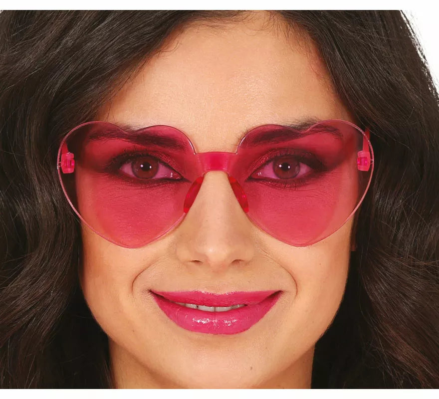 Translation missing: de.Gafas Transparentes de Corazón rosa