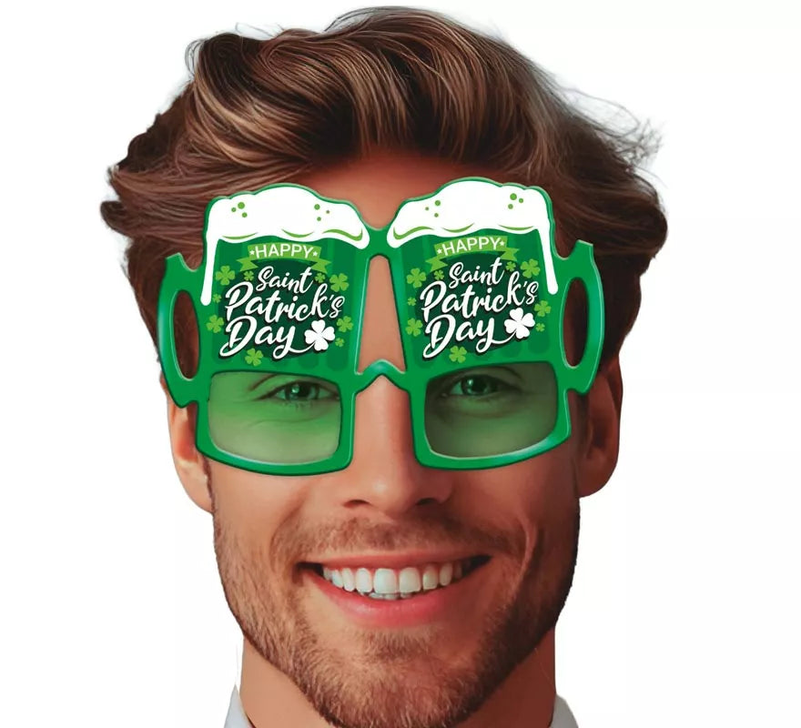 Translation missing: de.Gafas verdes de Cervezas San Patricio