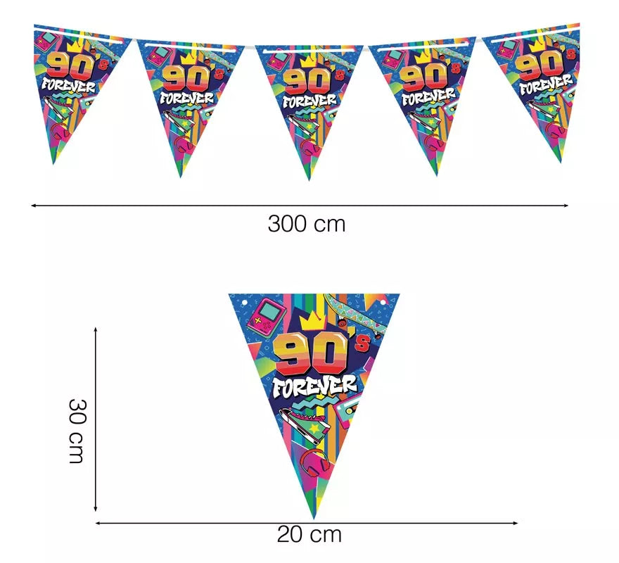 Translation missing: de.Gallardete años 90 de 300 cm, 20x30 cm