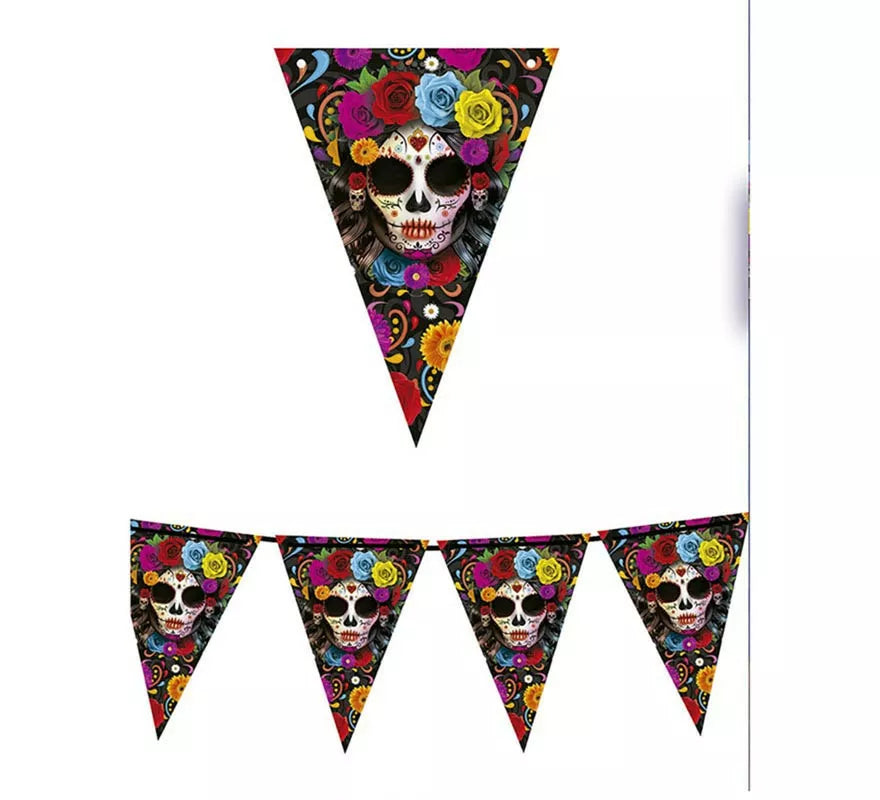 Translation missing: de.Gallardete Catrina colorida de 300 cm