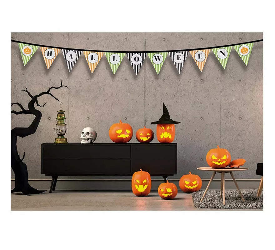 Translation missing: de.Gallardete Halloween de 300 cm 20X20 cm (Alta calidad)