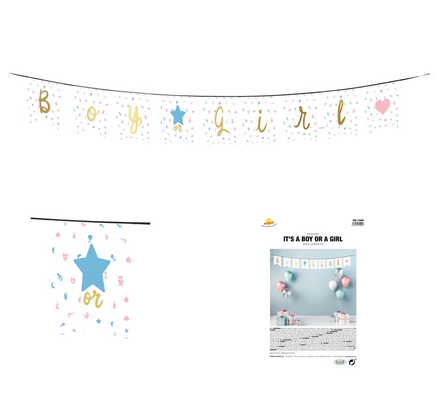 Translation missing: de.Gallardete It's a Boy or a Girl de 220 cm