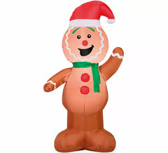 Aufblasbarer Lebkuchen mit LED, 180 cm