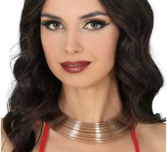 Goldfarbener Metallic-Choker