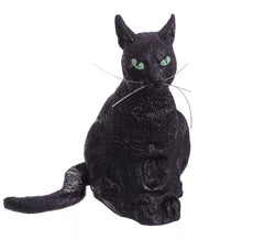 Schwarze Katze aus PVC 30x20x34 cm