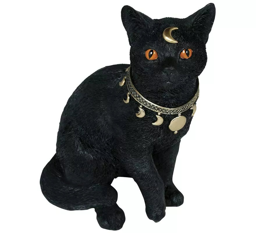 Translation missing: de.Gato negro de Resina de 28x23 cm