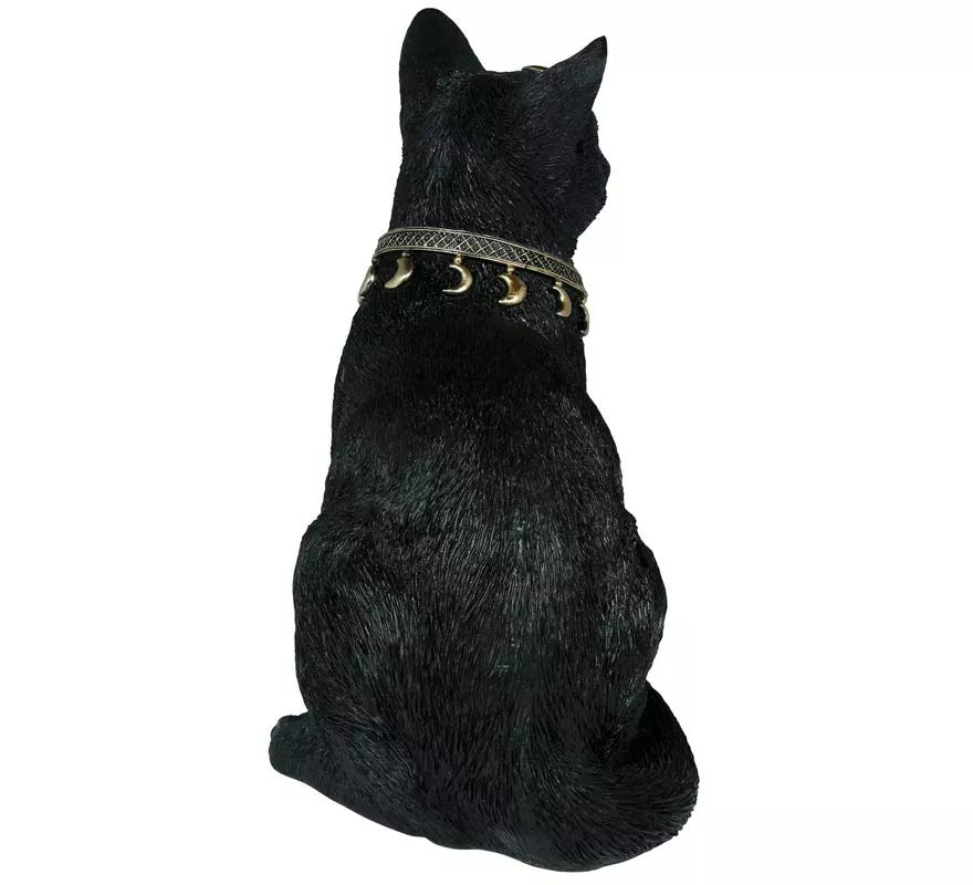 Translation missing: de.Gato negro de Resina de 28x23 cm