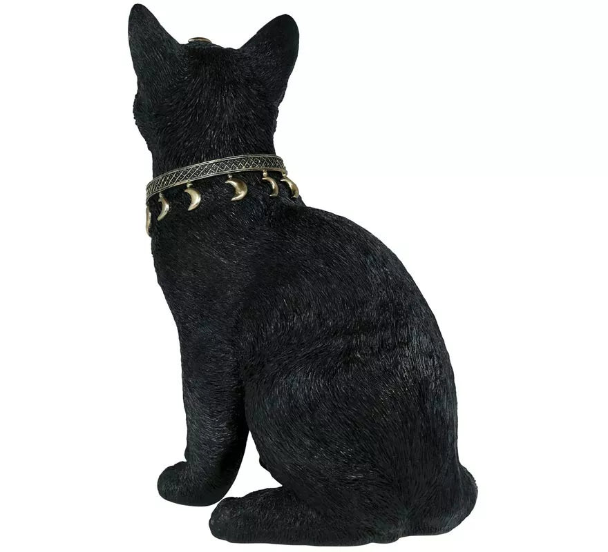 Translation missing: de.Gato negro de Resina de 28x23 cm