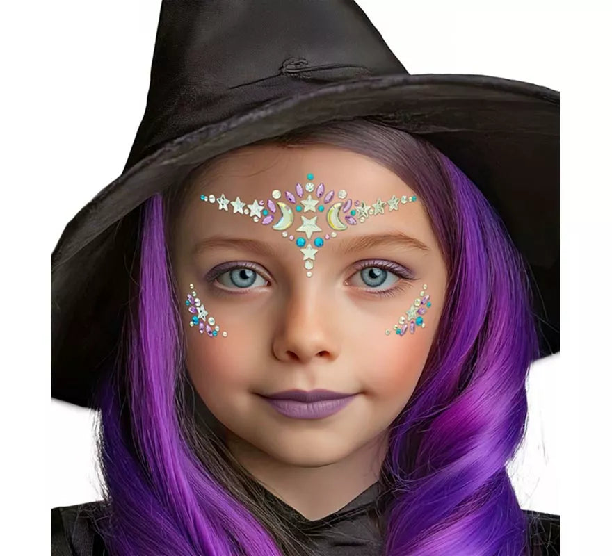 Translation missing: de.Gemas Faciales Adhesivas de Bruja Infantil