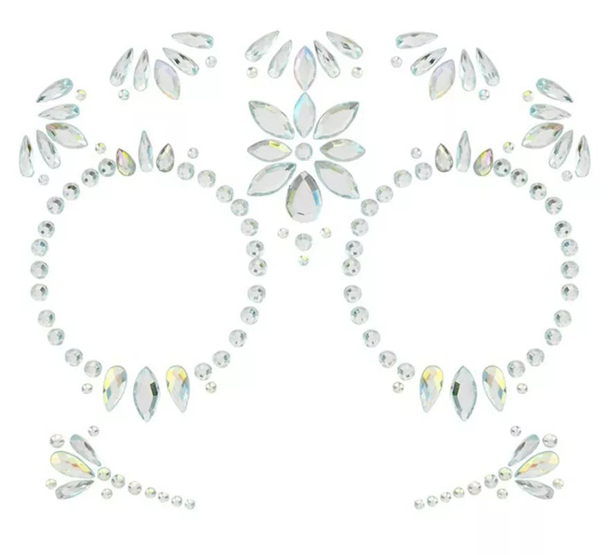Translation missing: de.Gemas Faciales Adhesivas de Catrina Día de Los Muertos con Diamante