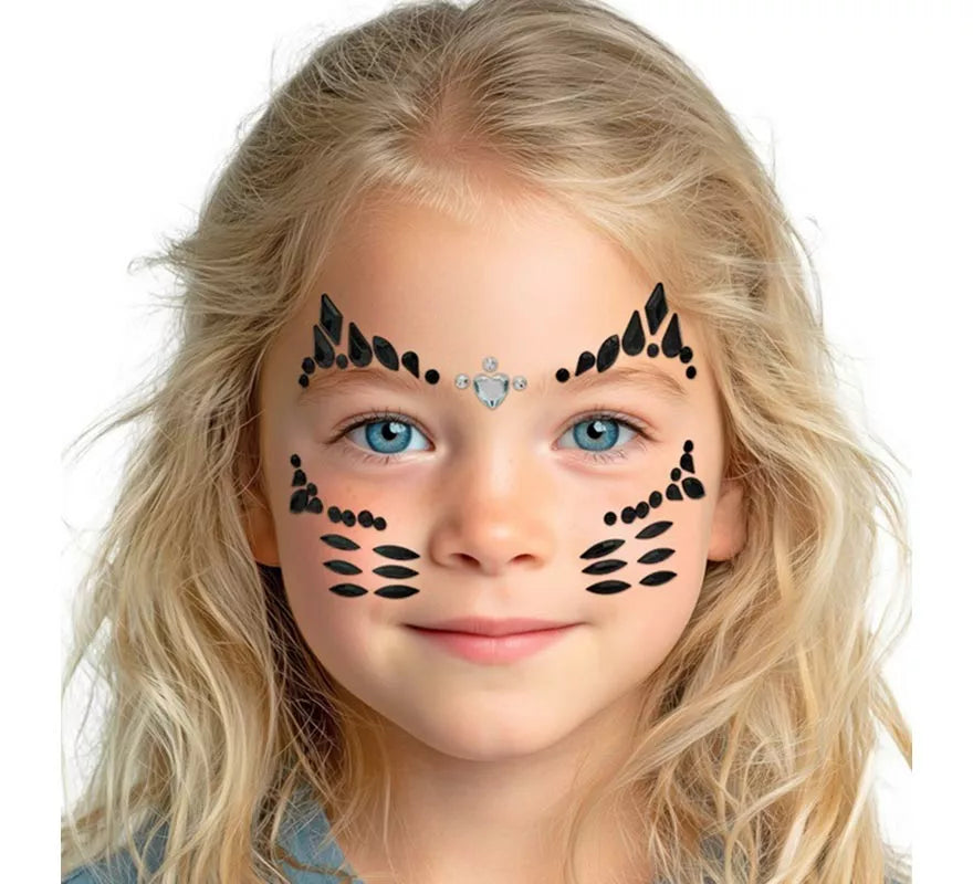 Translation missing: de.Gemas Faciales Adhesivas de Gata Infantil