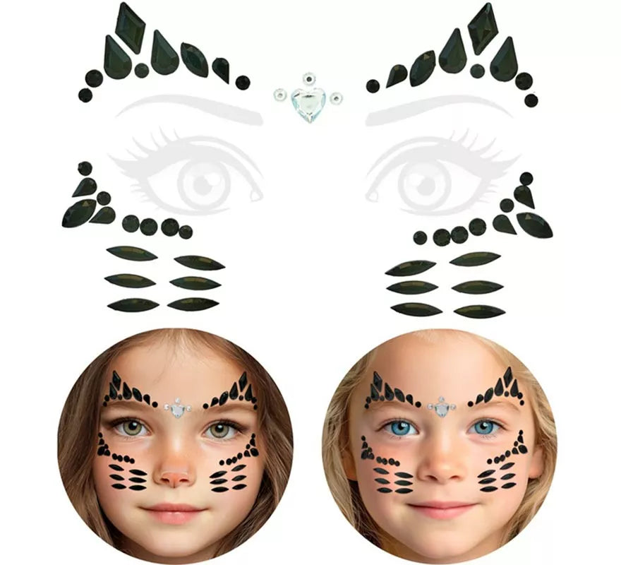 Translation missing: de.Gemas Faciales Adhesivas de Gata Infantil
