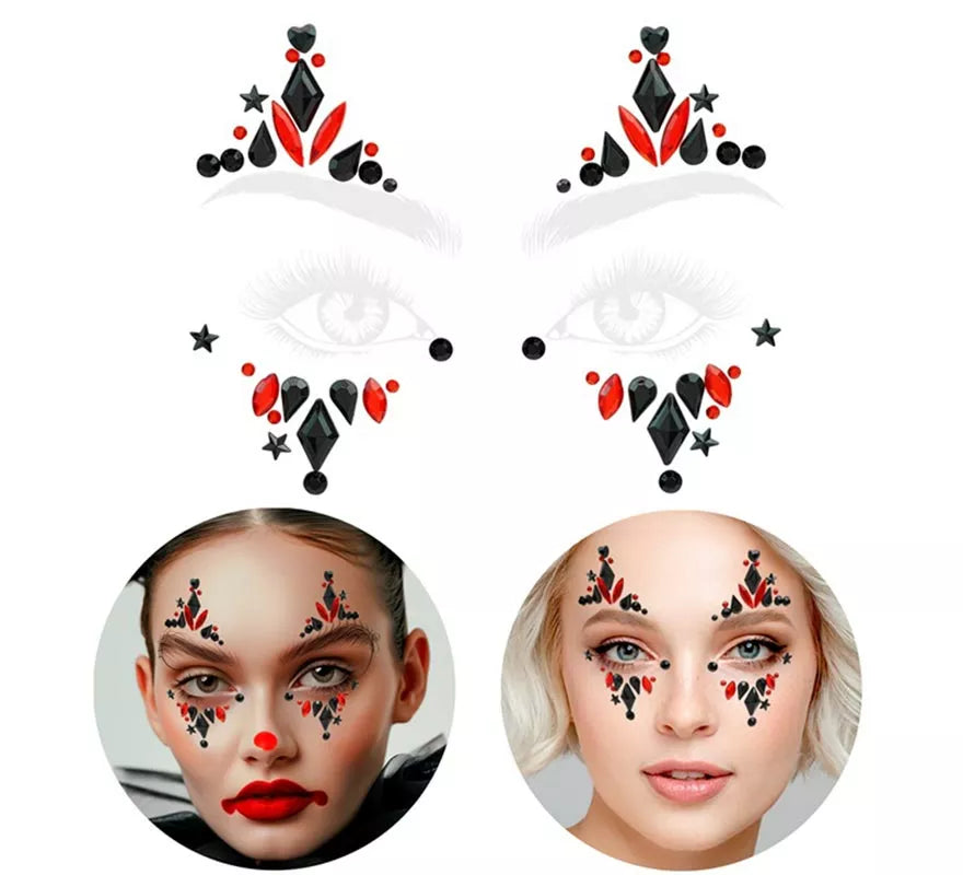 Translation missing: de.Gemas Faciales Adhesivas de Payasa Conflictiva