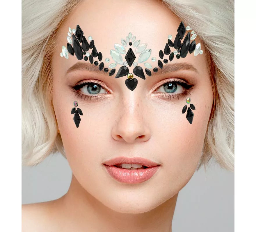 Gemas Faciales Adhesivas de Reina Oscura