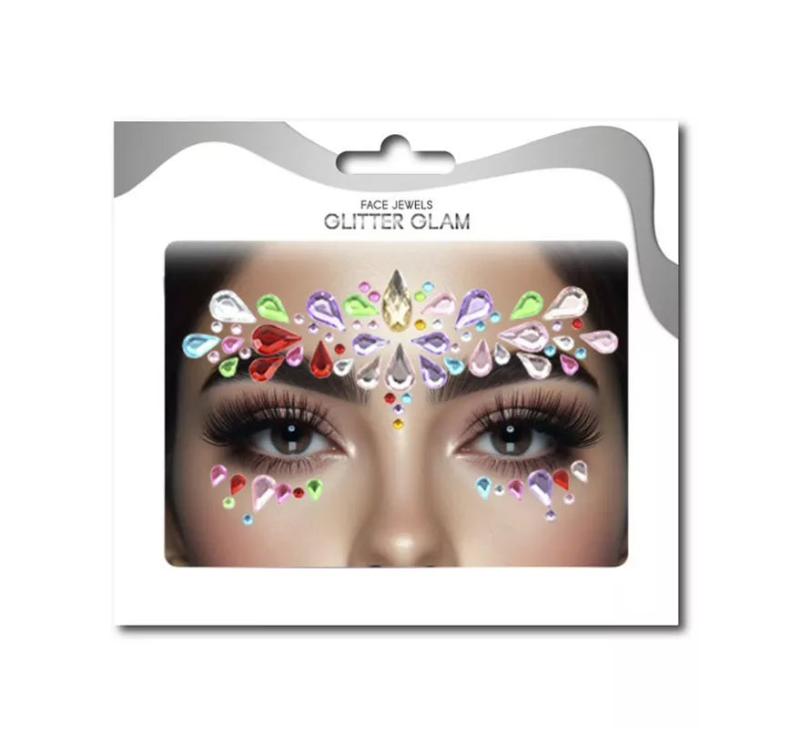 Translation missing: de.Gemas Faciales camino floral multicolor