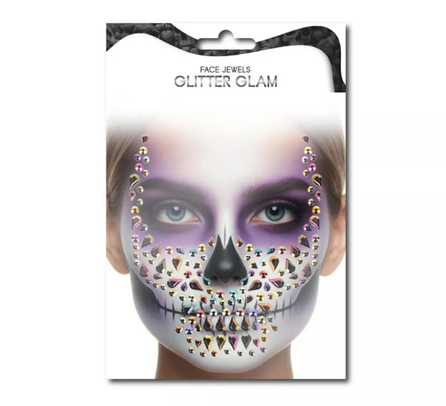Translation missing: de.Gemas Faciales Fashion Calavera morada