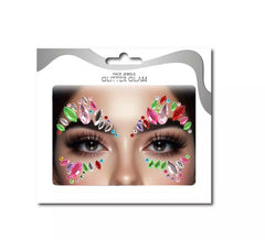 Mehrfarbige Tropfen von Facial Gems