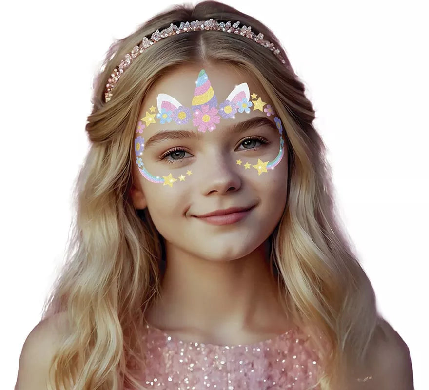 Translation missing: de.Glitter Face de Unicornio para niña