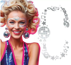 Glitzer-Gesichts-Disco