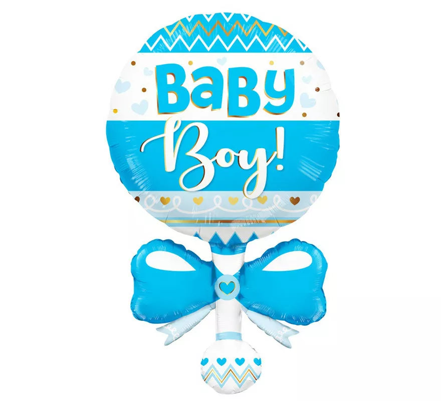 Translation missing: de.Globo de Foil Baby Boy de 90 cm