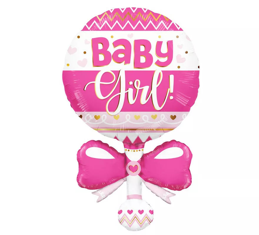 Translation missing: de.Globo de Foil Baby Girl de 90 cm